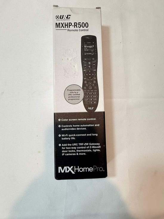 URC mxhp Other - MXHP-R500 Black Remote Control - MX Home Pro